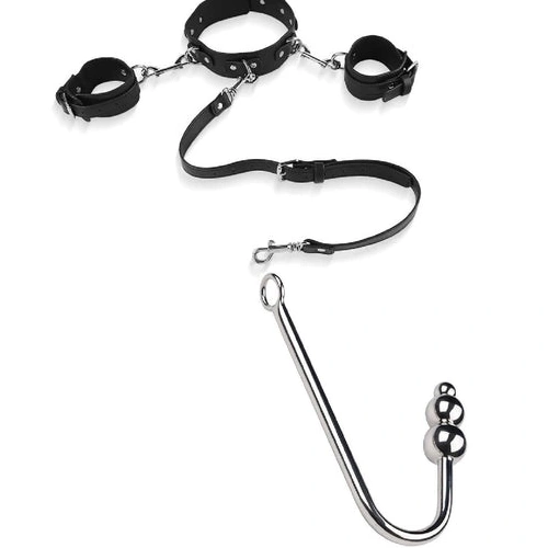 with Collar Cuffs Anal Hook 5334 Elegant Beaded and 1218